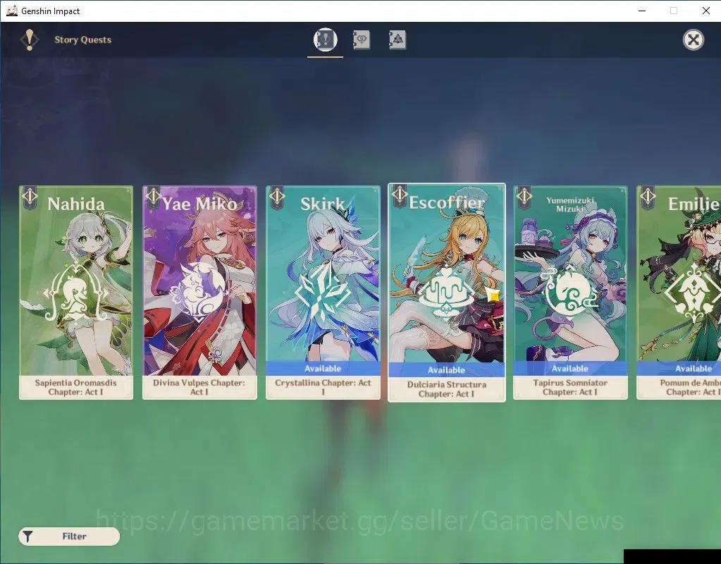 Genshin Impact Accounts Asia|AR 55|4 Limit +2(*5WEP)|Ayaka+Sign,Chasca,Kaz image 12
