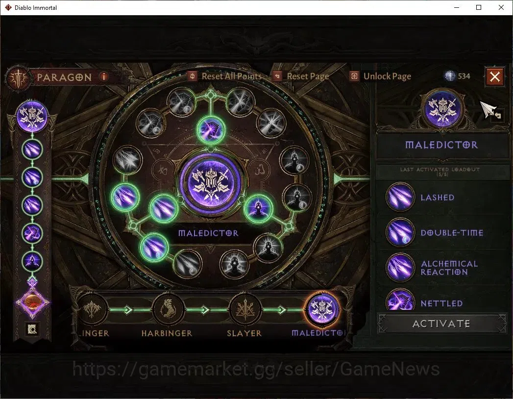 Diablo Immortal Accounts NA-Chain Of Honor|CS ON|Lv60(734)|Demon Hunter|CR  image 10