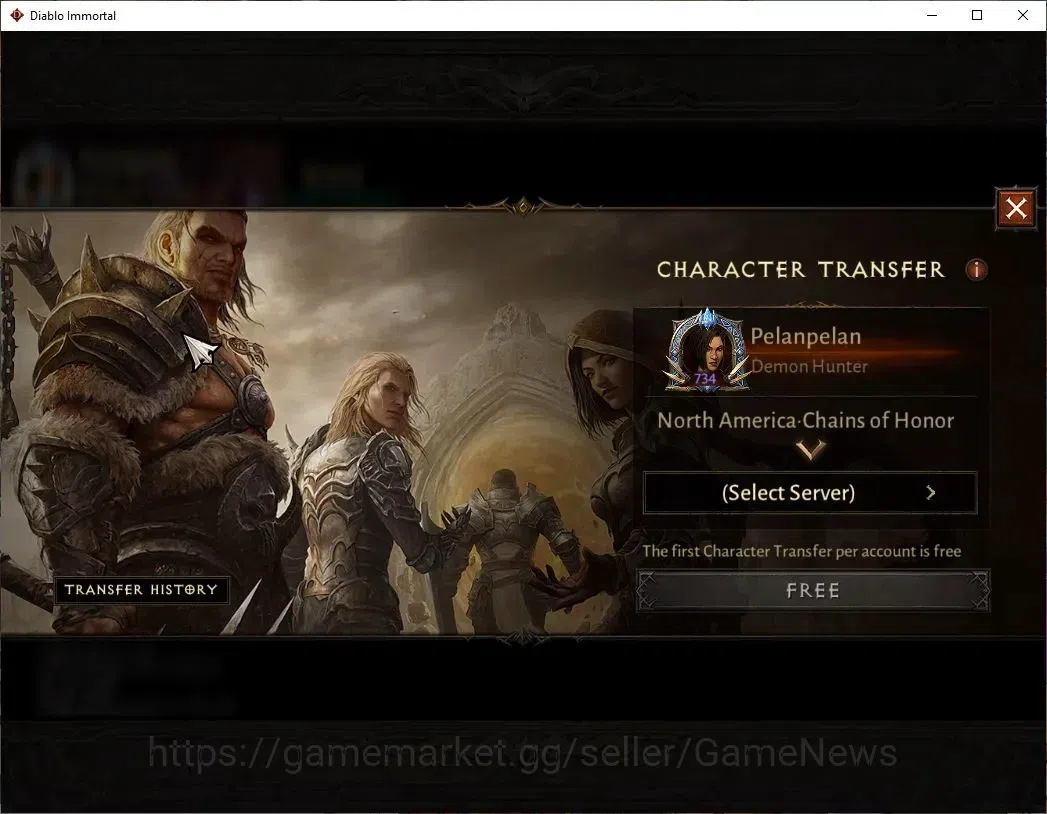 Diablo Immortal Accounts NA-Chain Of Honor|CS ON|Lv60(734)|Demon Hunter|CR  image 2