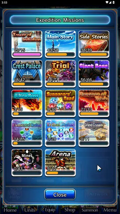 Grand Summoners Accounts End-Game Global|Rank 97|23 Ascend+7 TW|(Konpaku,2x Sung 7