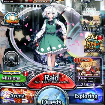 Grand Summoners Accounts End-Game Global|Rank 97|23 Ascend+7 TW|(Konpaku,2x Sung