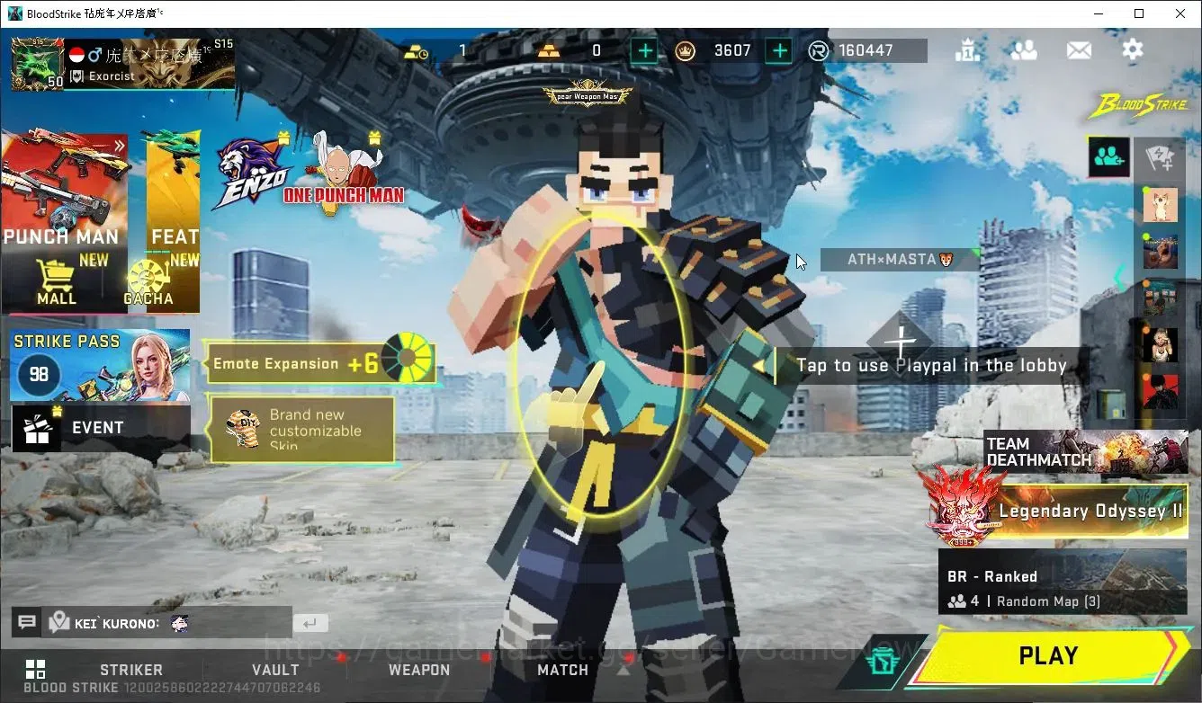Blood Strike Accounts ASIA|MELEE TalonKnife,AXE+COLLAB Enzo-Kraken,TR MC image 1