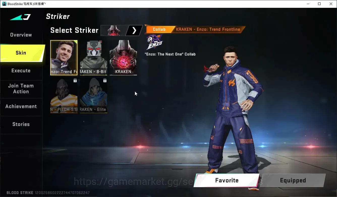 Blood Strike Accounts ASIA|MELEE TalonKnife,AXE+COLLAB Enzo-Kraken,TR MC image 8