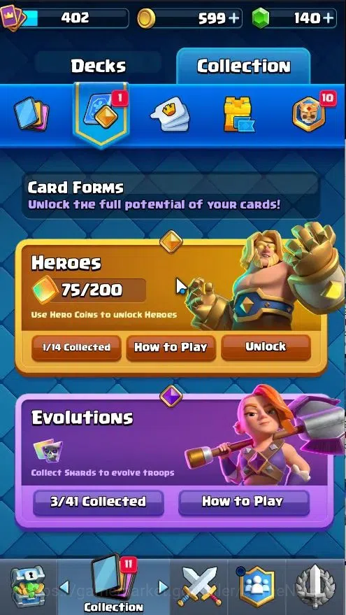 Clash Royale Accounts High-End Lv 402|TL 10|Trophy 3110|Card 50/121|1 Hero,3 EVO 4 Legend,15 Epic,11 Rare,17 Common|Take 12