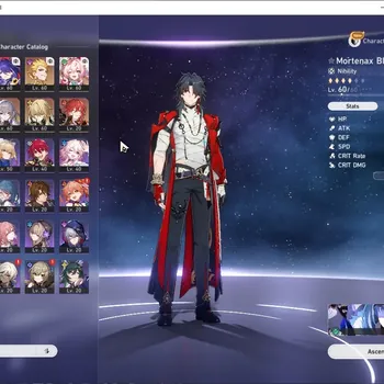 Honkai Star Rail Accounts Others Asia|TL 45|5 Limited| Mortenax Blade,(Hyacine+Sign),Acheron,Gilgamesh,Luocha +1 STD Char