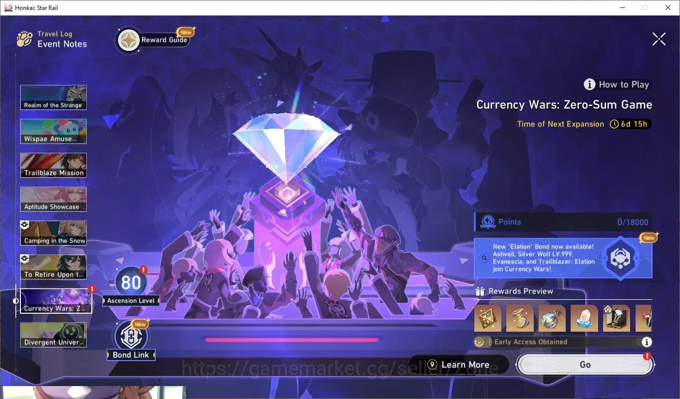 Honkai Star Rail Accounts Mid Game ASIA|TL40|Evanescia (188% Crit DMG), Yao Guang, Dan Heng L50|EL2|AscL80|9.7M 1