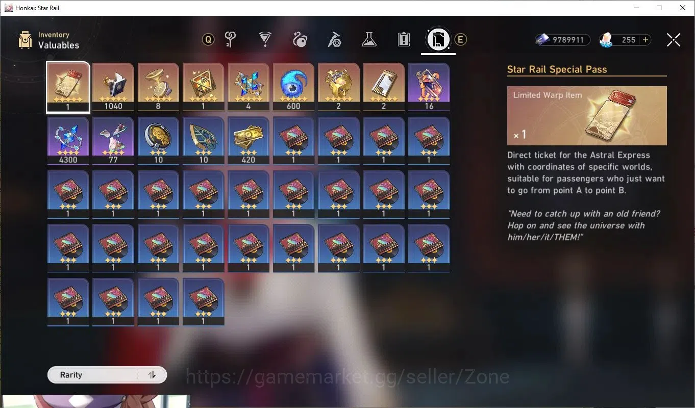 Honkai Star Rail Accounts Mid Game ASIA|TL40|Evanescia (188% Crit DMG), Yao Guang, Dan Heng L50|EL2|AscL80|9.7M 8