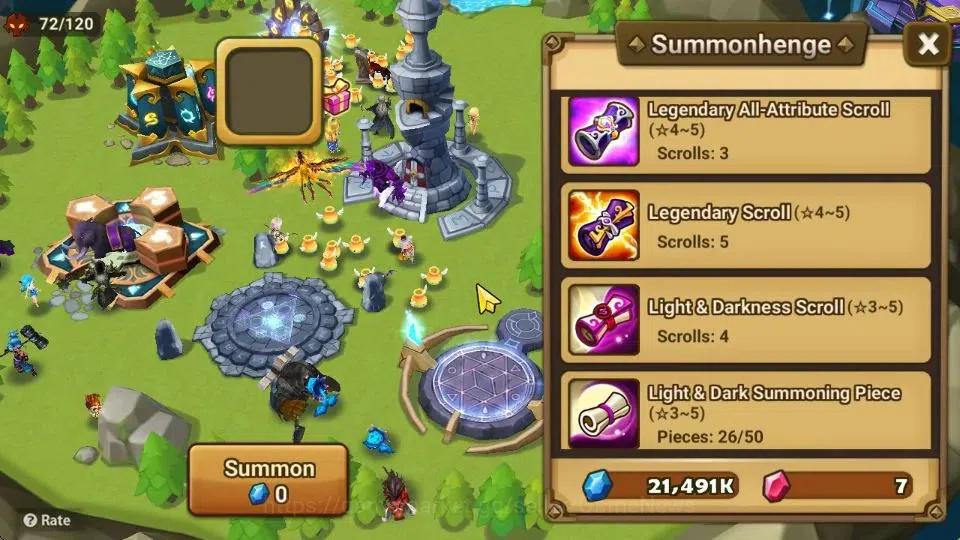 Summoners War: Sky Arena Accounts Starter ASIA|Lv 26|Ready Gacha|103 12 YSC + 160 11 YSC + 3 LAAS + 5 LS + 4 LDS + 118 MS |1 13