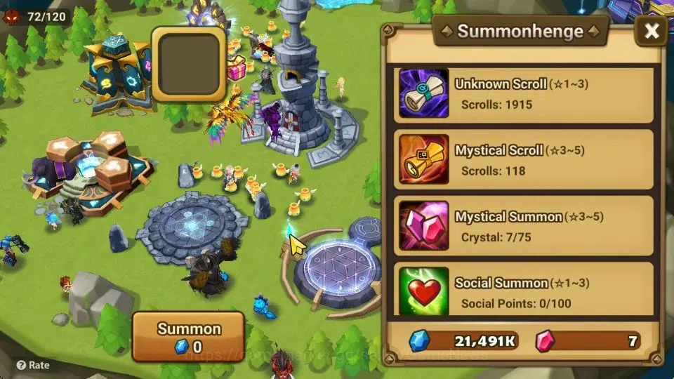 Summoners War: Sky Arena Accounts Starter ASIA|Lv 26|Ready Gacha|103 12 YSC + 160 11 YSC + 3 LAAS + 5 LS + 4 LDS + 118 MS |1 14