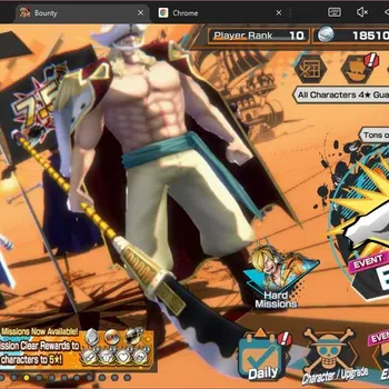 One Piece Bounty Rush Accounts High-End Android |EX 4|PR 10|KOP Gol D.Roger,GP E Newgate Max,KOP Monkey D.Luffy,TFE Monkey