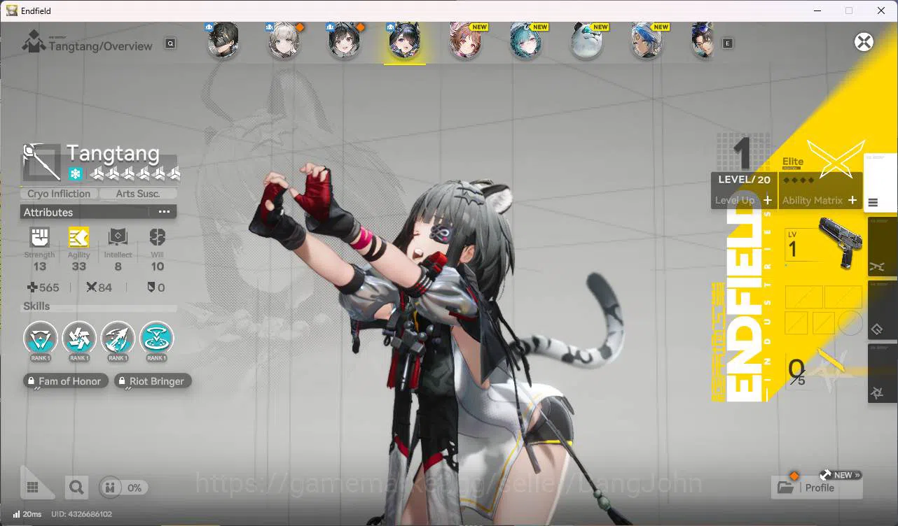 Arknights: Endfield Accounts ASIA | starter tangtang, Ardelia | for sign n deta image 2