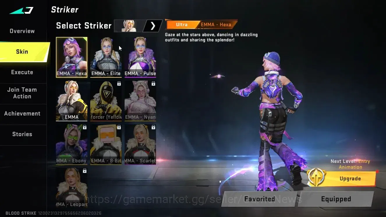 Blood Strike Accounts ASIA|2 ETERNAL[M4A1-Blight Lv3,KAG-6-Dynamite Lv2] image 3