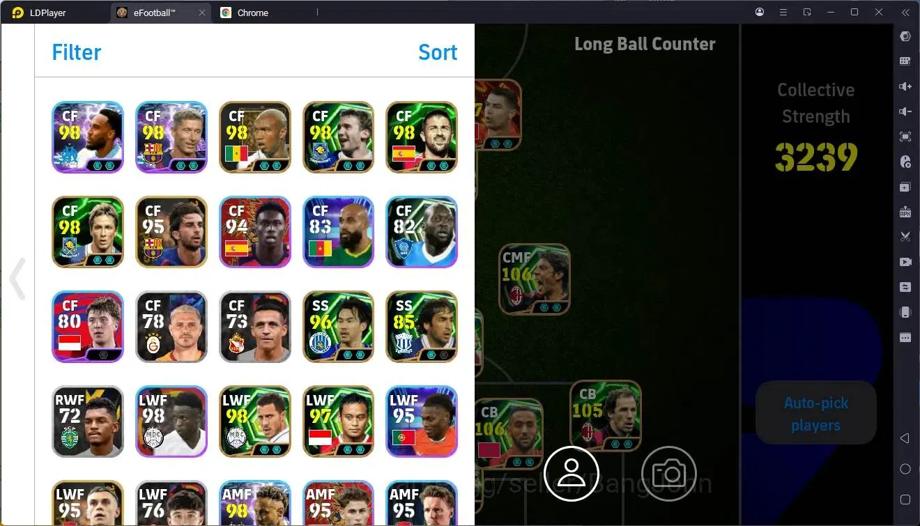 eFootball Accounts Mobile |PW 3239|Ronaldo BT,Mbappe Show,Rui Costa,C image 2
