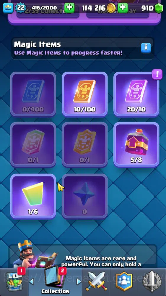 Clash Royale Accounts Starter Lvl 22|Trophy 3193|Starter Limited Skin|KTL 9|Card 66| 2 EVO 17 Epic,24 Rare,25 Common|Take 6