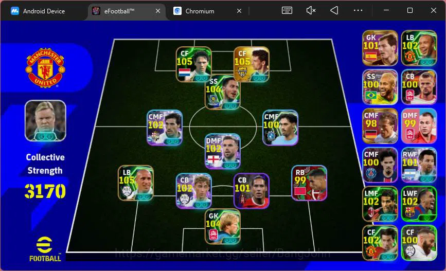 Power 3170|Roberto Carlos epic,Roberto Baggio epic,Hazard epic,Manlegend card,etc|Check SS|EFB904B eFootball Others Power 3170|Roberto Carlos epic,Roberto Baggio epic image 1