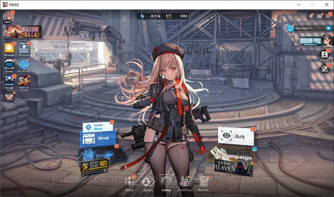 Goddess of Victory: Nikke Starter Global|10 SSR|SyncLV 87|Vesti:Tactical Upgrade,Bre image 1