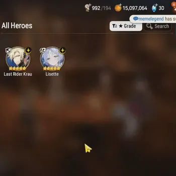 Epic Seven Accounts Starter GLOBAL UnVerif|New Era|2 ML(Lisete,LastRider Krau)+Vildred,Iseria,Landy,Etc|Poh ON|Abys F 51|730