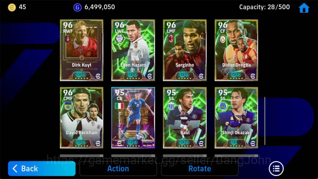 eFootball Accounts Android,Pwr 3211,T Alcantara epc,R gullit epc,A ru image 3