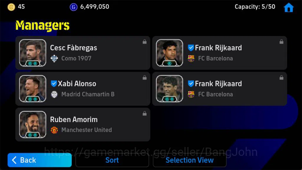 eFootball Accounts Android,Pwr 3211,T Alcantara epc,R gullit epc,A ru image 6
