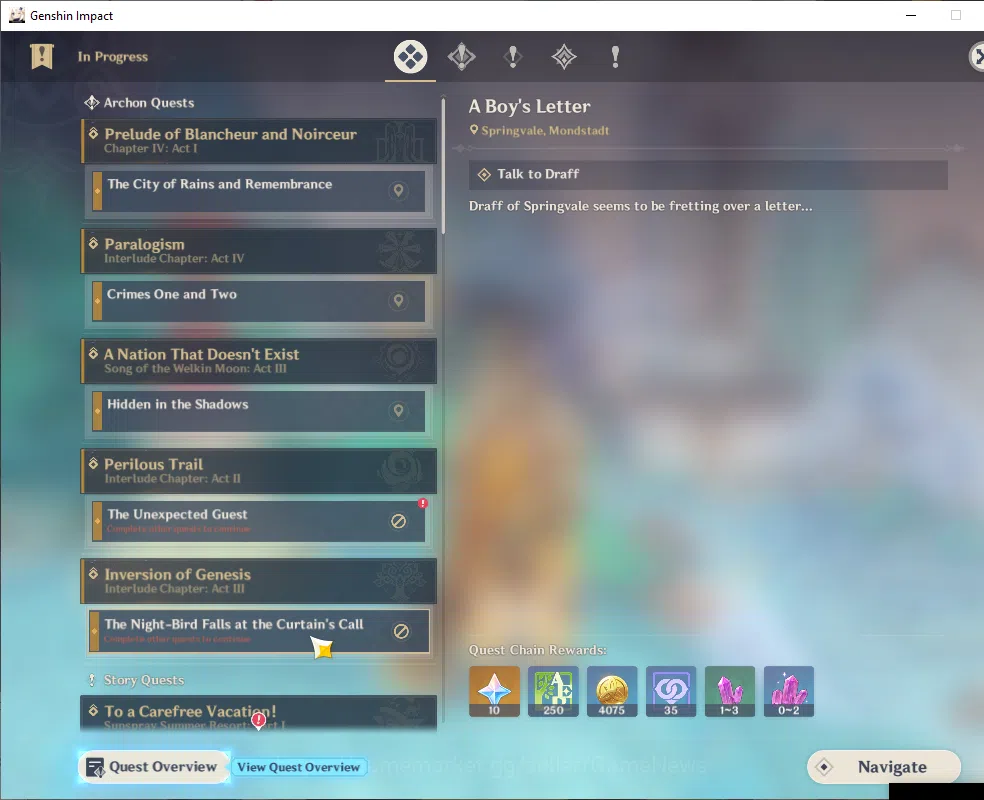 Genshin Impact Accounts ASIA|AR 55|4 Limited+3(*5Wep)|NaviaC1,Chasca,Clori image 11