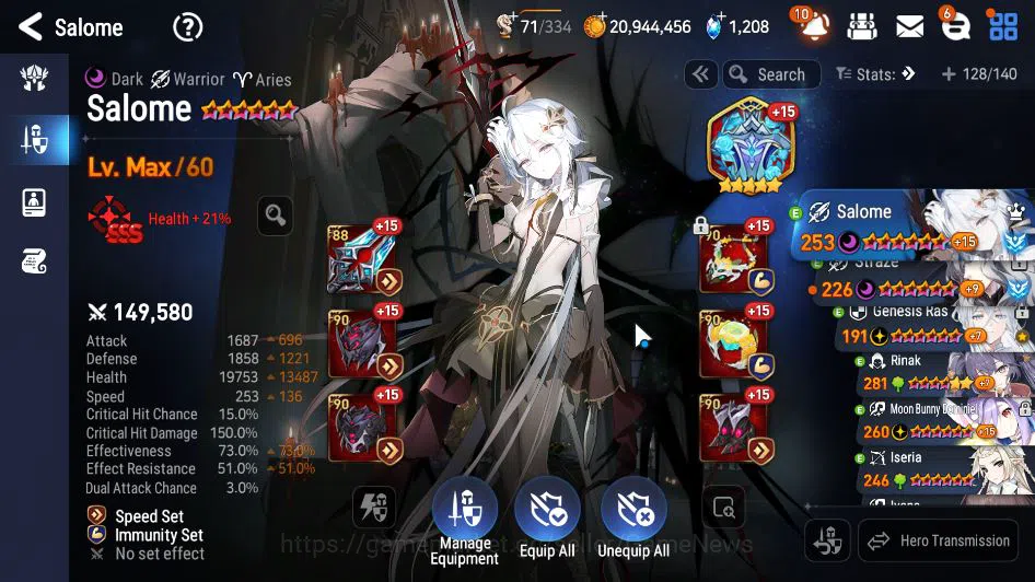 Epic Seven Accounts GLOBAL Unverif|16 ML(LOTScales,BArunka,Salome,GenR image 20
