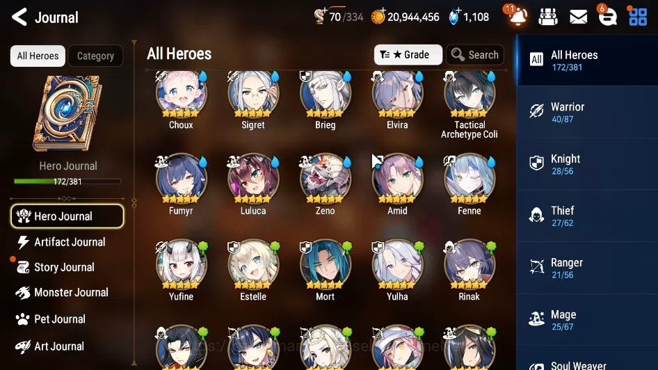 Epic Seven Accounts GLOBAL Unverif|16 ML(LOTScales,BArunka,Salome,GenR image 8