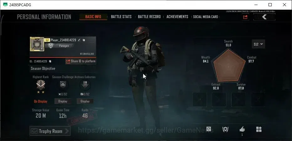 Arena Breakout Accounts MOBILE|Lv 30|SV 20M|CV 17,8M|4 Set|RAL20 Field|Gra image 2
