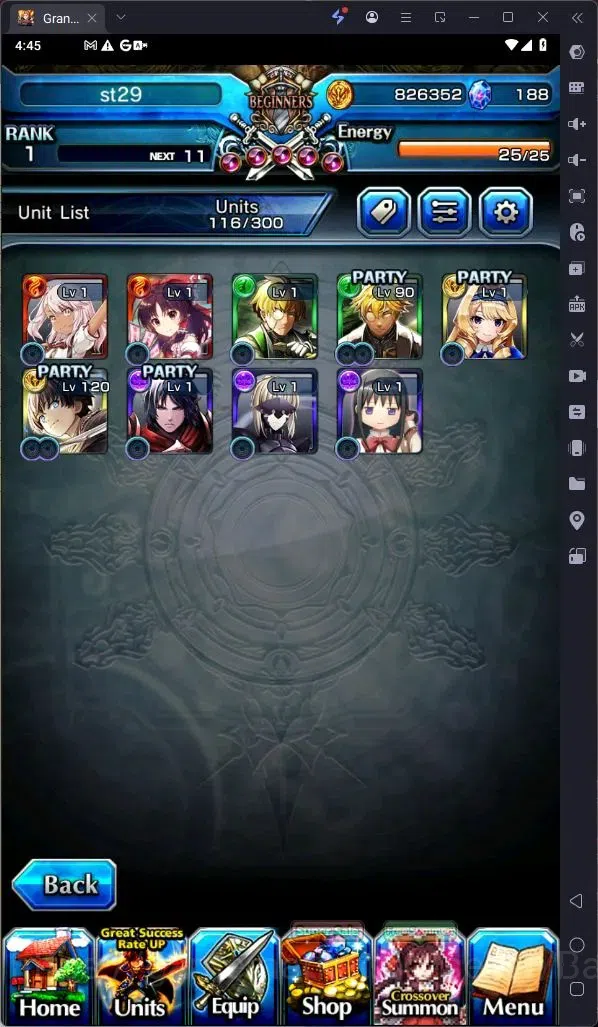 Grand Summoners Accounts Global | Rank 1 | Rimuru TW | Shizu TW | Shion Dre image 4