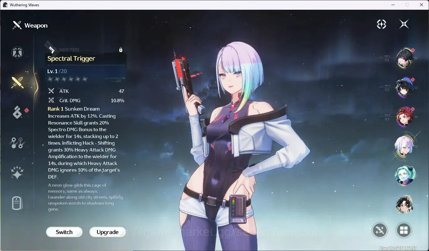 Wuthering Waves Accounts NA|UL 49|1 Char Limited [Lucy RC5 + Sign] & Rebecc image 4