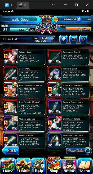 Grand Summoners Accounts Others GLOBAL|12 Ascend|Madoka Kaname TW,DA Luahn,Homura Akemi TW,Kyoko Sakura,etc|check SS|GS151B 5