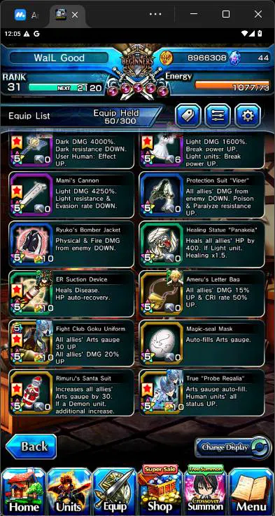 Grand Summoners Accounts Others GLOBAL|12 Ascend|Madoka Kaname TW,DA Luahn,Homura Akemi TW,Kyoko Sakura,etc|check SS|GS151B 6