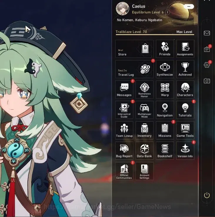 Honkai Star Rail Accounts Asia|TL 70|2K SJ|12 Limited|(SW 999,Sunday,Yao Gua image 1