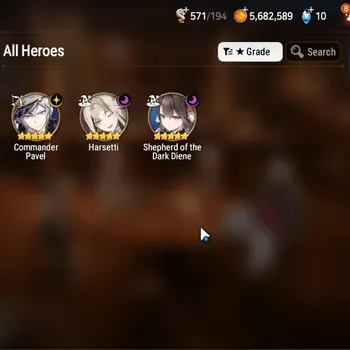 Epic Seven Accounts High-End GLOBAL UnVerif|NewEra|3 ML (Har Setti,Shepherd,Comander Pavel)+Estelle,TA Coli,Choux,Etc|4K