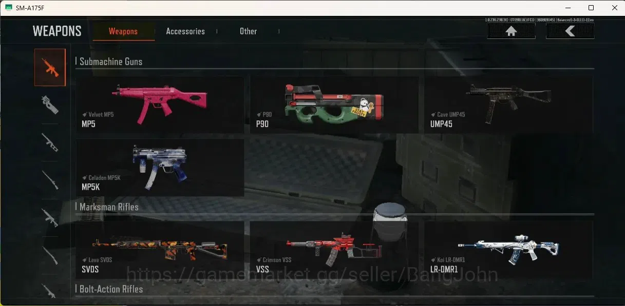 Arena Breakout Accounts Others Mobile | LV 30 | SV 83.8 M | CV 50 M | Excluive Melee:Battle Machete|Maelstrom AKM,Koi 12