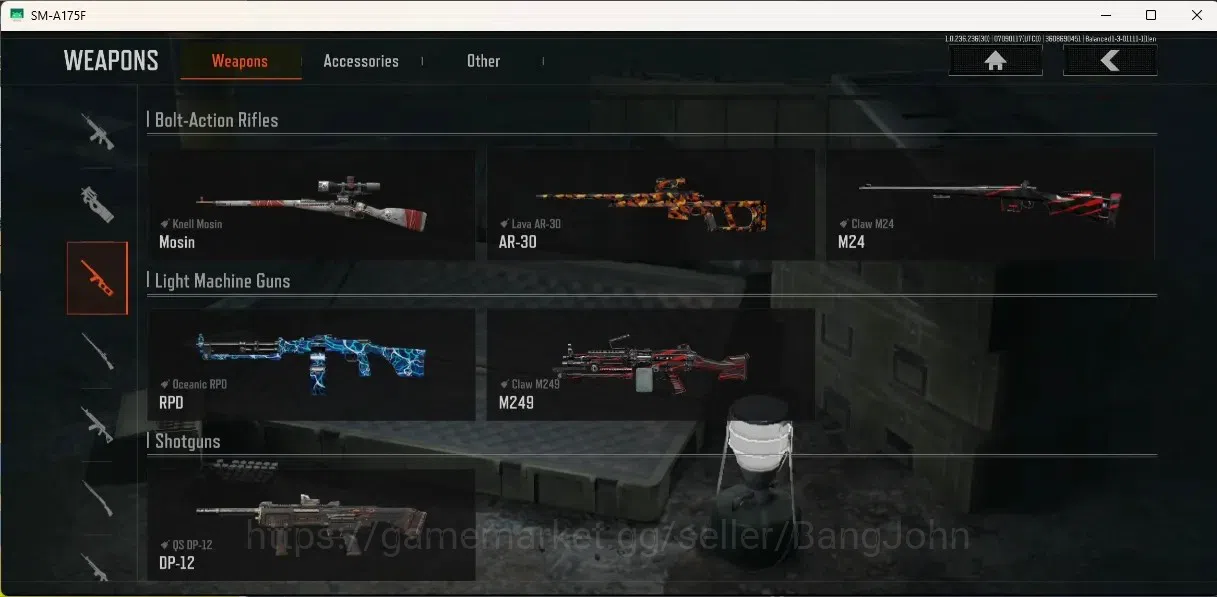 Arena Breakout Accounts Others Mobile | LV 30 | SV 83.8 M | CV 50 M | Excluive Melee:Battle Machete|Maelstrom AKM,Koi 13
