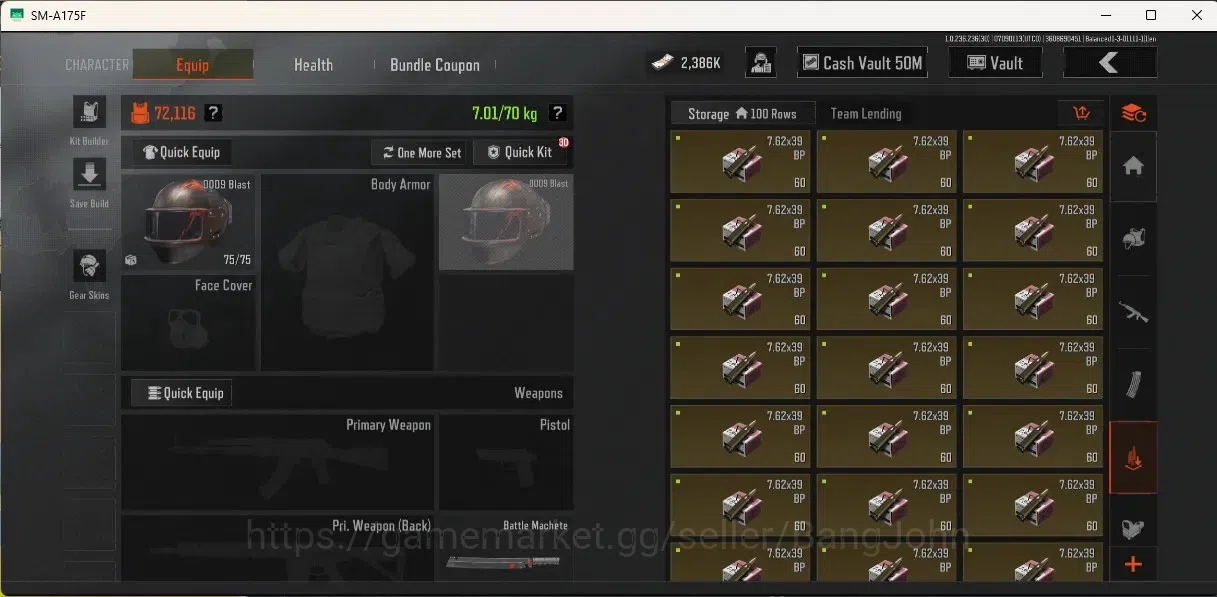 Arena Breakout Accounts Others Mobile | LV 30 | SV 83.8 M | CV 50 M | Excluive Melee:Battle Machete|Maelstrom AKM,Koi 5