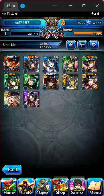 Grand Summoners Accounts Others GLOBAL|Fresh starter|Rank 1|Cristal 2444|Norn,Alma,Pheles,etc|check SS|GS187B 4