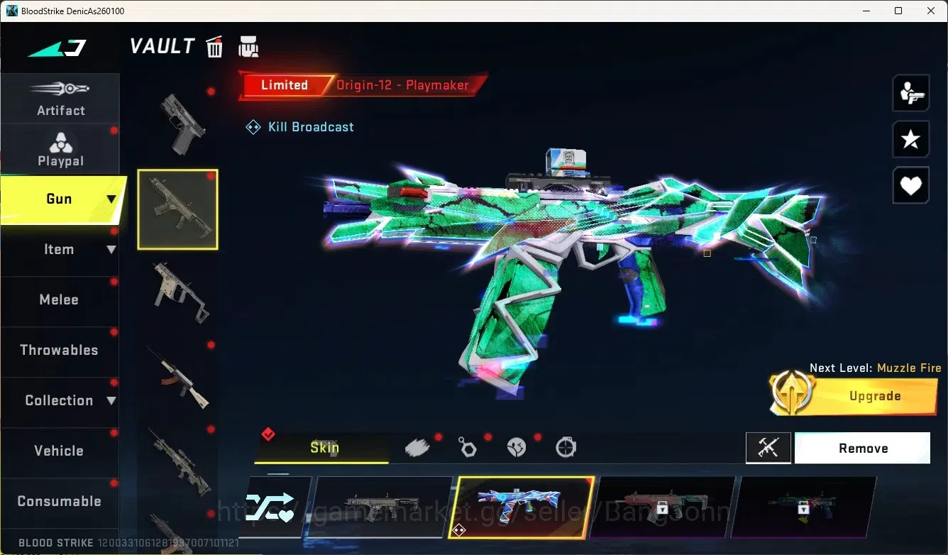 Blood Strike Accounts High-End ASIA|1 Eternal Gun:QBZ95-Whisper|1 Limited:Origin-12|1 Ultra & 6 Legendary Gun|1 2