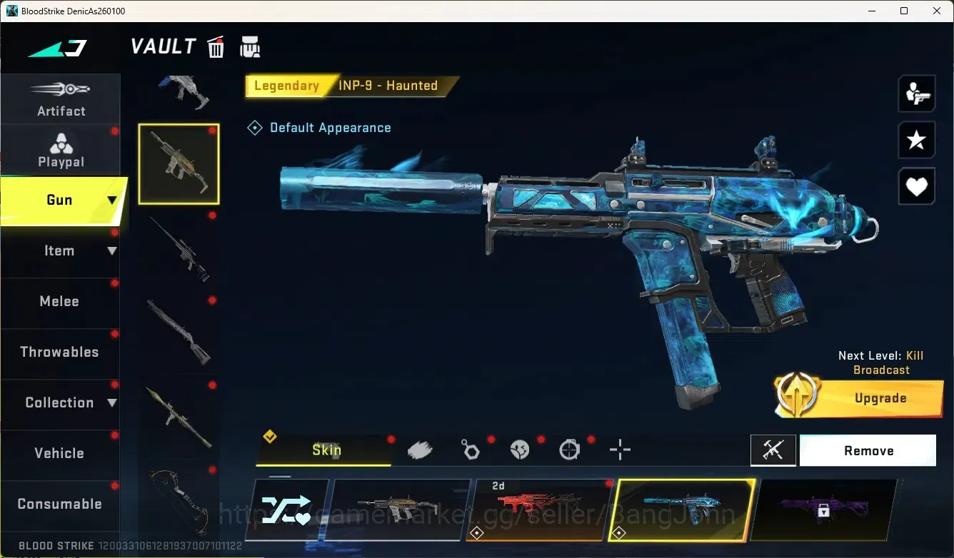 Blood Strike Accounts High-End ASIA|1 Eternal Gun:QBZ95-Whisper|1 Limited:Origin-12|1 Ultra & 6 Legendary Gun|1 7