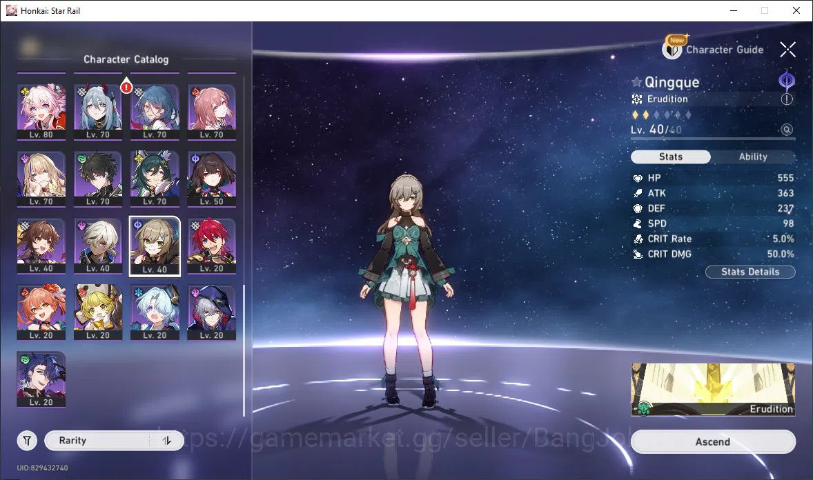 Honkai Star Rail Accounts [ASIA] TL 70 | 21 Limit | The Herta | Tribbie | Cy image 13