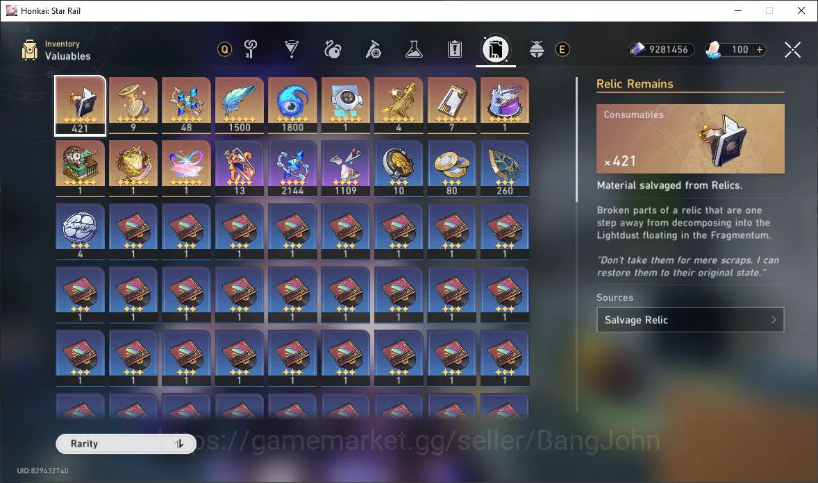 Honkai Star Rail Accounts [ASIA] TL 70 | 21 Limit | The Herta | Tribbie | Cy image 6