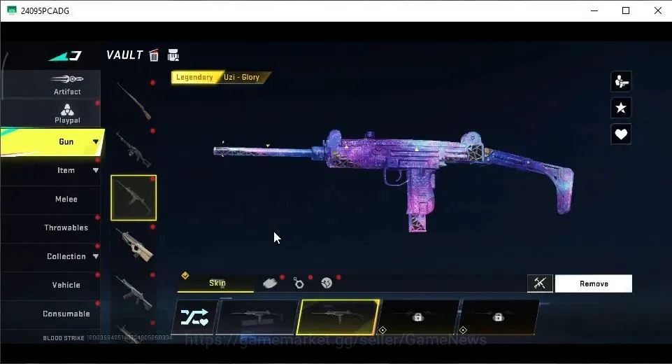 Blood Strike Accounts Collab Skin ASIA|ULTRA Melee Kukri-Nexora|Collab 7DS[M700-Elizabeth]|3 ULTRA[ZERO,AUG,Origin-12]|10 11