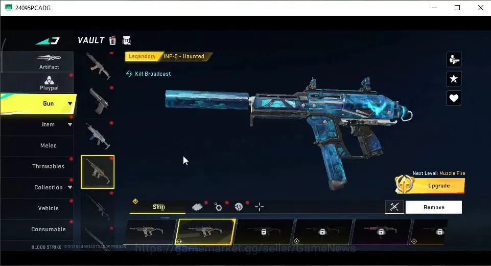 Blood Strike Accounts Collab Skin ASIA|ULTRA Melee Kukri-Nexora|Collab 7DS[M700-Elizabeth]|3 ULTRA[ZERO,AUG,Origin-12]|10 16