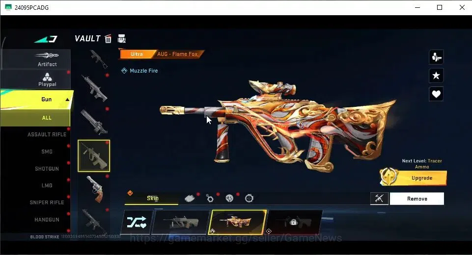 Blood Strike Accounts Collab Skin ASIA|ULTRA Melee Kukri-Nexora|Collab 7DS[M700-Elizabeth]|3 ULTRA[ZERO,AUG,Origin-12]|10 6