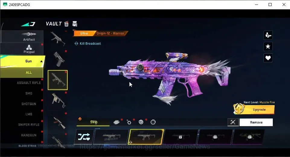Blood Strike Accounts Collab Skin ASIA|ULTRA Melee Kukri-Nexora|Collab 7DS[M700-Elizabeth]|3 ULTRA[ZERO,AUG,Origin-12]|10 8