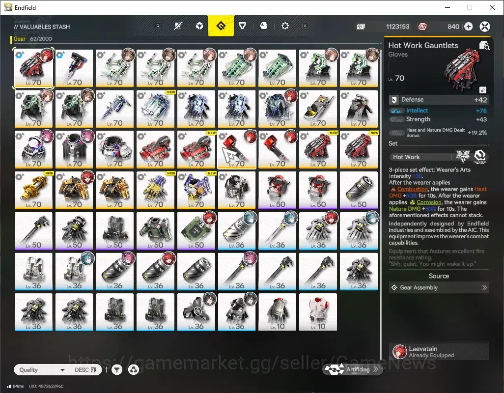 Arknights: Endfield Accounts ASIA|Lv 55|28k Ars|4 SSR (4 Limited) + 10 (*6 Weap image 11