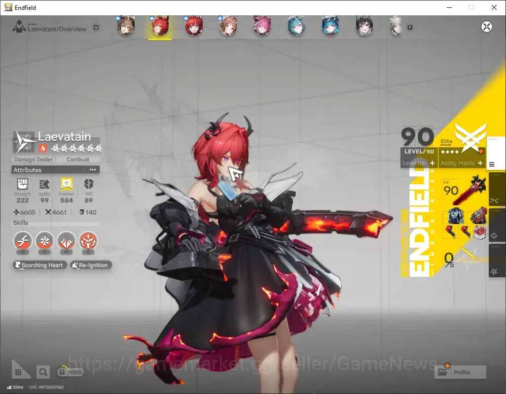 Arknights: Endfield Accounts ASIA|Lv 55|28k Ars|4 SSR (4 Limited) + 10 (*6 Weap image 3