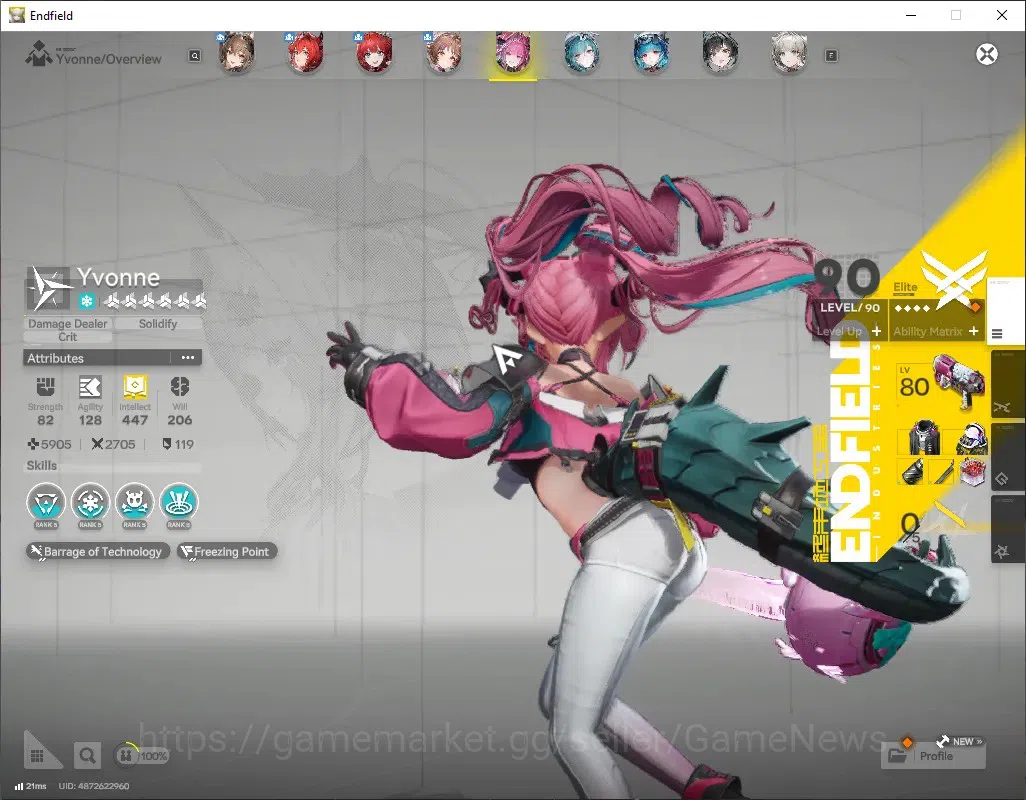 Arknights: Endfield Accounts ASIA|Lv 55|28k Ars|4 SSR (4 Limited) + 10 (*6 Weap image 4