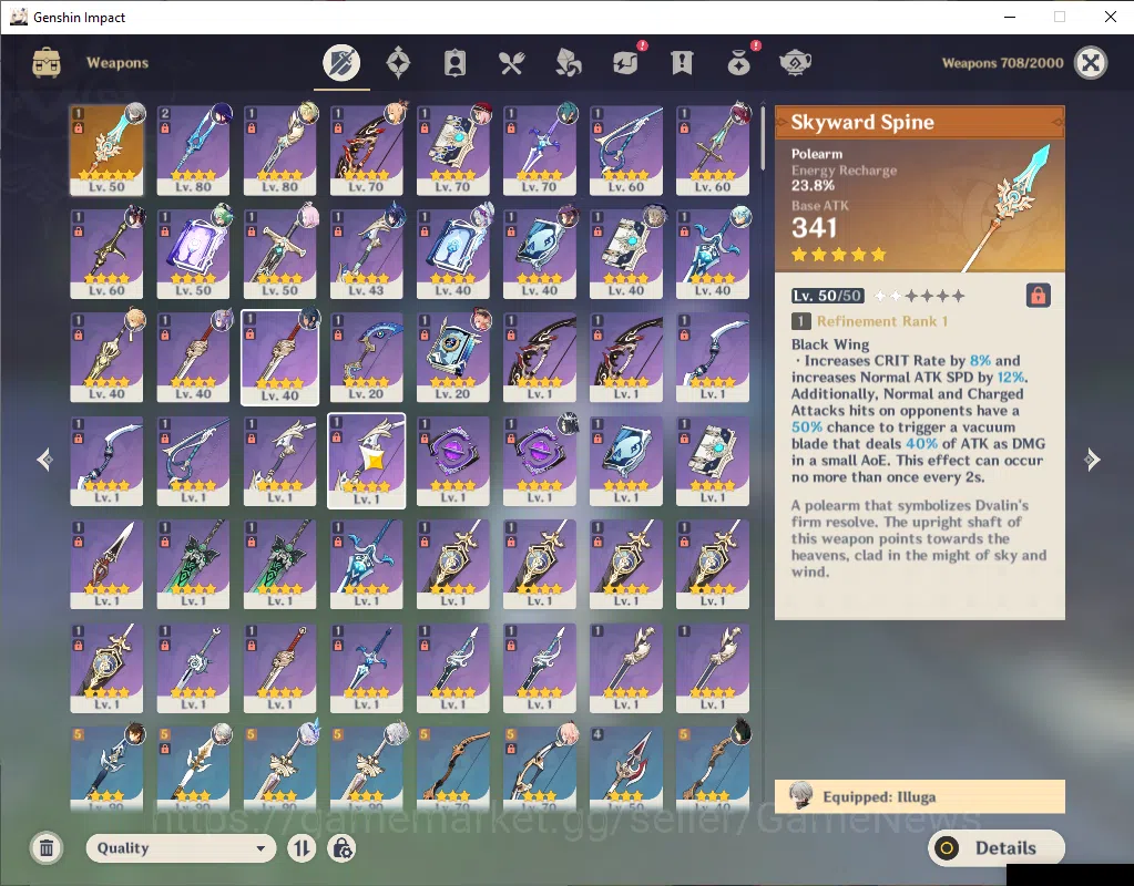 Genshin Impact Accounts ASIA|AR56|PrimeTeam Zibai|7Limited+1(*5Wep)|Zibai, image 6