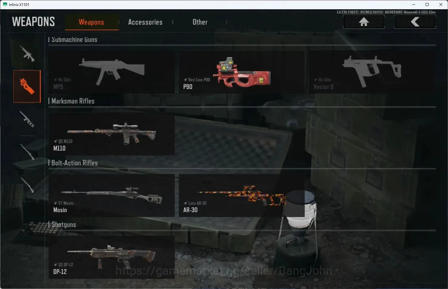 Arena Breakout Accounts High Value Mobile | LV 23 | SV 7.5 M | CV 3.8 M | Maelstrom AUG, GM AK-12, Red Line P90, ET Mosin 16
